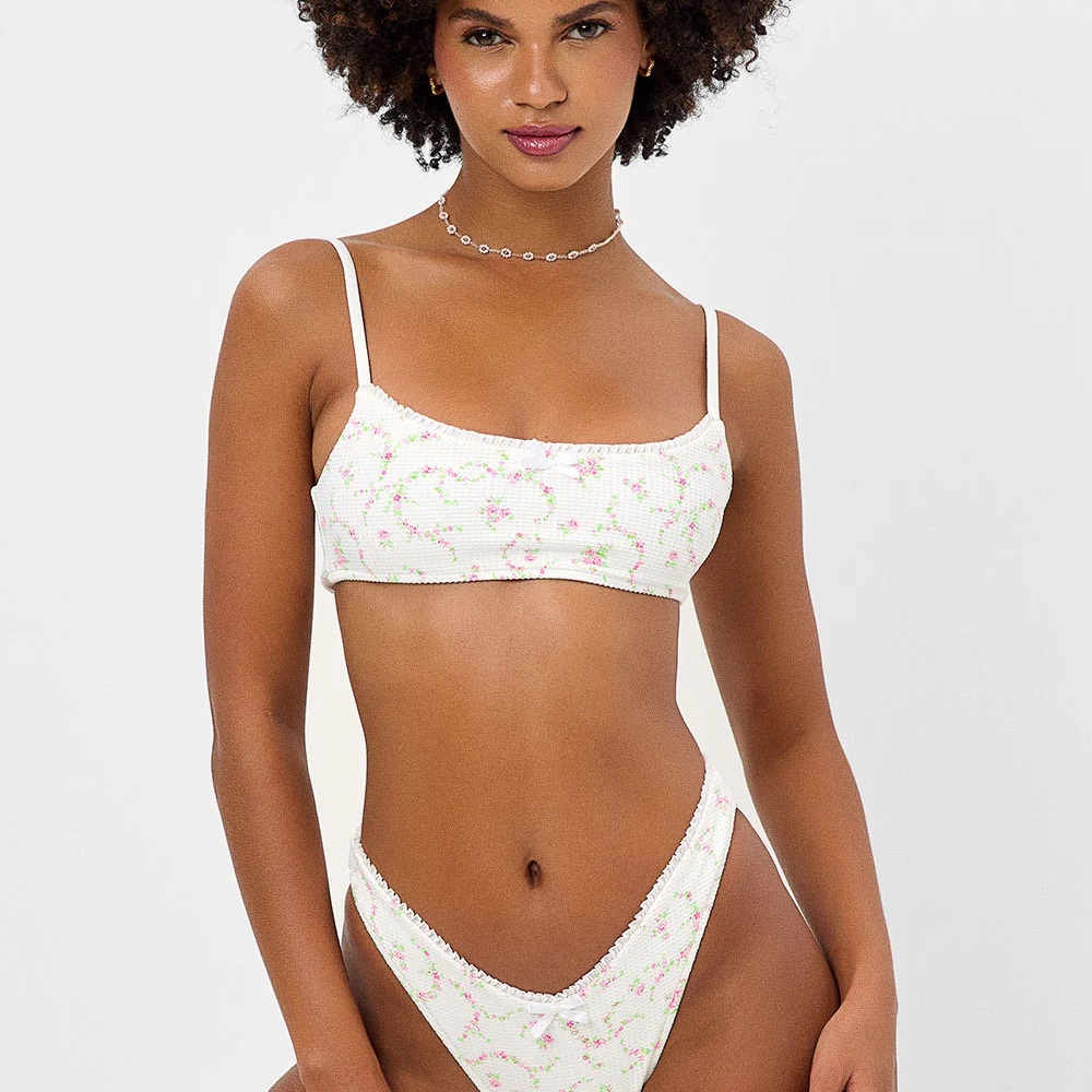 Frankie’s Tia Waffle Bikini Top